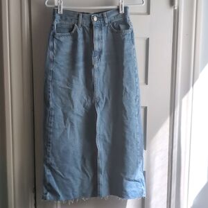 Denim co maxi skirt